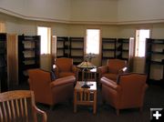 Reading area. Photo by Pinedale Online.