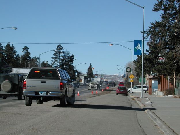 One Land closed on Pine Street. Photo by Pinedale Online.