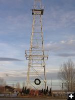 Big Piney Holiday Derrick. Photo by Dawn Ballou.