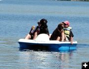 Paddle boat. Photo by Pinedale Online.