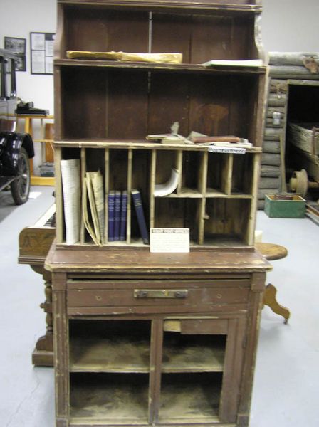 Post Office Desk. Photo by Pinedale Online.