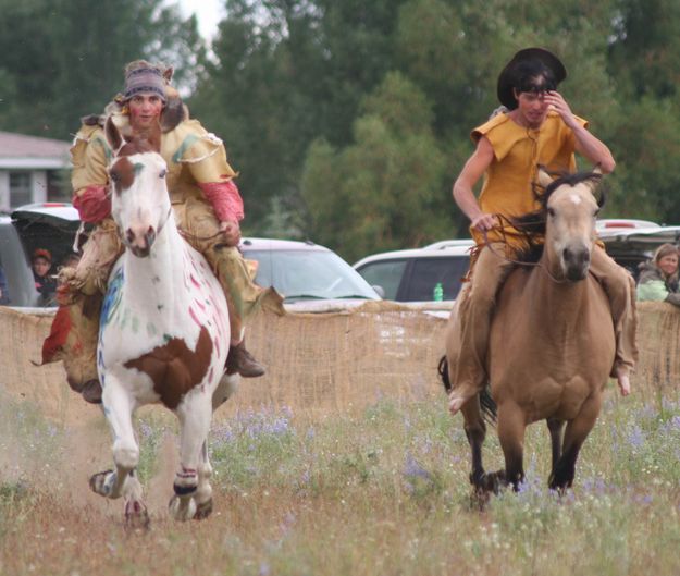 Horse Race. Photo by Pinedale Online.