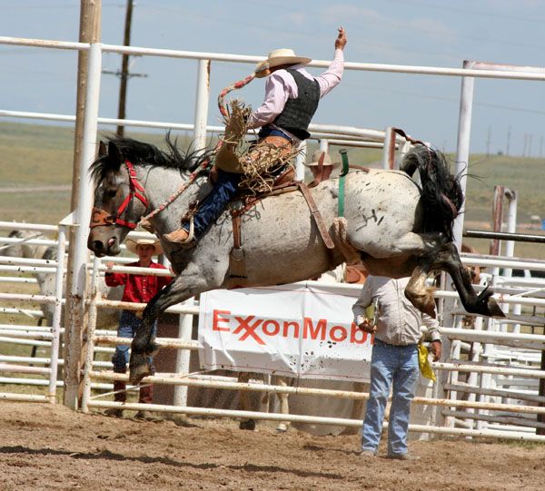 Jake Larson Ride. Photo by Pinedale Online.