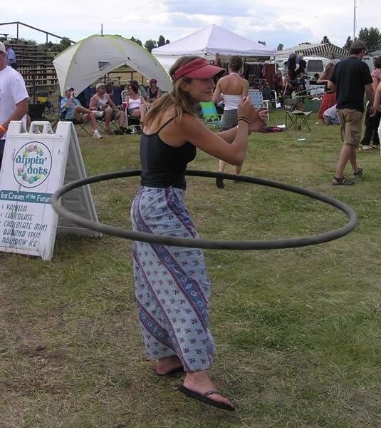 Hula Hoop. Photo by Dawn Ballou, Pinedale Online.