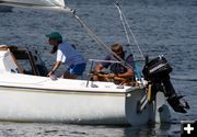 Adjusting Sails. Photo by Pinedale Online.