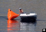 Resetting Bouy. Photo by Pinedale Online.