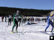 Boys start. Photo by Dawn Ballou, Pinedale Online.