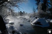 Frigid Cold in Pine Creek. Photo by Arnold Brokling.