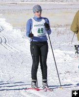 Skier in. Photo by Dawn Ballou, Pinedale Online.