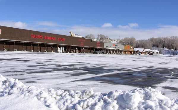 Faler's Parking Lot. Photo by Dawn Ballou, Pinedale Online.