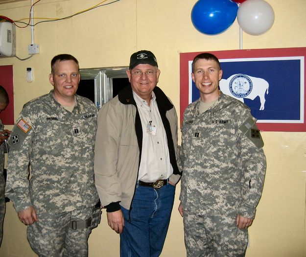 Freudenthal in Iraq. Photo by U.S. Army Capt. Michael Sullivan.