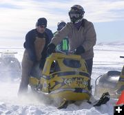 Pre-race Testing. Photo by Pinedale Online.