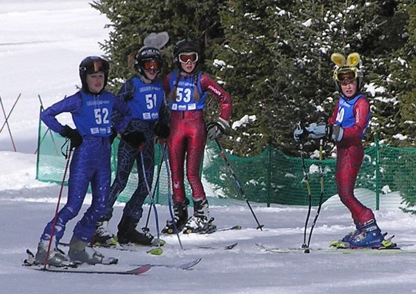 End of first run. Photo by Dawn Ballou, Pinedale Online.