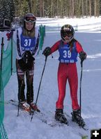 Patience and Stephanie. Photo by Dawn Ballou, Pinedale Online.