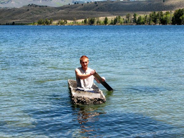 It floats!. Photo by Sublette County School District #1.