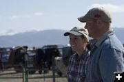 Two energetic locals wait for their next calf. Photo by Tara Bolgiano.