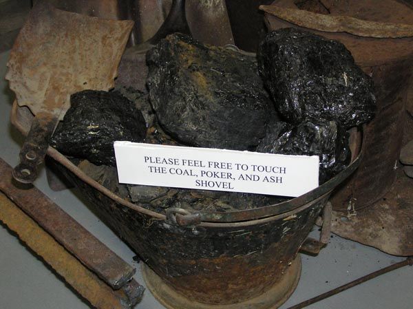 Coal from Wyoming mine. Photo by Dawn Ballou, Pinedale Online.