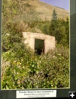 Dynamite Powder House. Photo by Dawn Ballou, Pinedale Online.