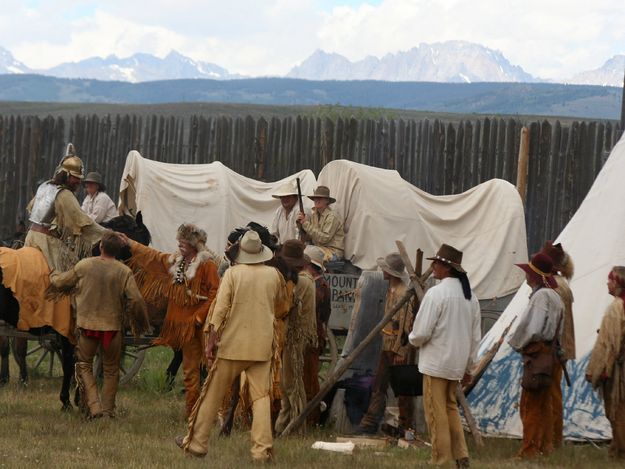 Images of the Past. Photo by Clint Gilchrist, Pinedale Online.