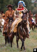 Shoshoni Indians. Photo by Clint Gilchrist, Pinedale Online.