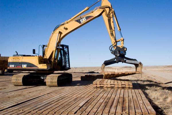 Drill Mats. Photo by EnCana USA.