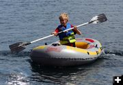 Rubber boat. Photo by Clint Gilchrist, Pinedale Online.