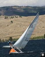 Catamaran Finish. Photo by Clint Gilchrist, Pinedale Online.