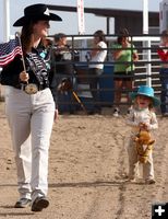 Tara Bolgiano & Jadon Mortensen. Photo by Clint Gilchrist, Pinedale Online.