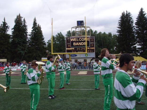 Half-time Band. Photo by Craig Sheppard.