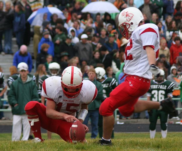 Extra Point. Photo by Clint Gilchrist, Pinedale Online.