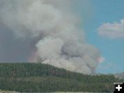 Smoke Column. Photo by U.S. Forest Service.