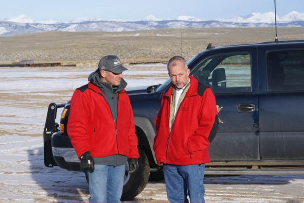 John Linn and Geoff Sell. Photo by Cat Urbigkit.