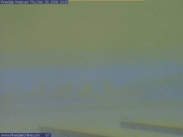 Foggy Pinedale. Photo by Pinedale Webcam.