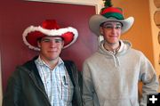 Elves Jacob and Justin. Photo by Pam McCulloch, Pinedale Online.