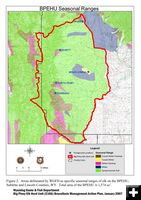 Elk Seasonal Ranges. Photo by Wyoming Game & Fish.