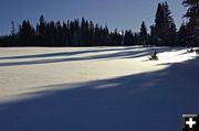 Waiting for Snowmachines. Photo by Dave Bell.