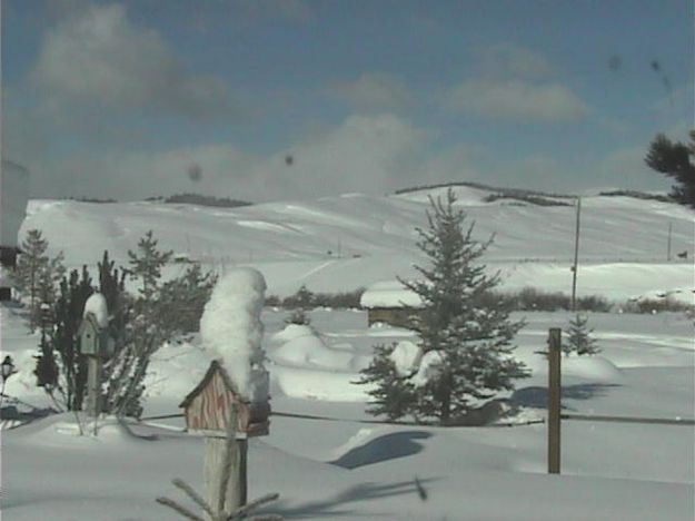 Snow Tower. Photo by Bondurant Webcam.