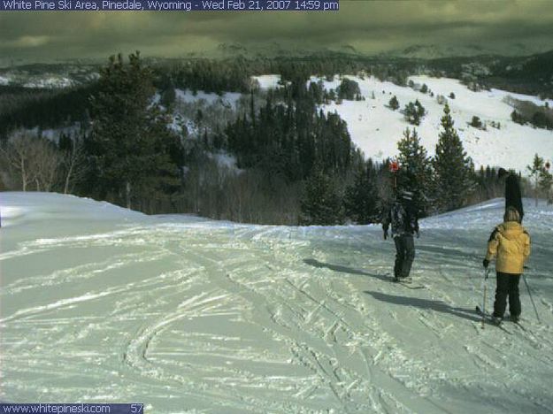 White Pine Ski Area. Photo by White Pine Top Webcam.