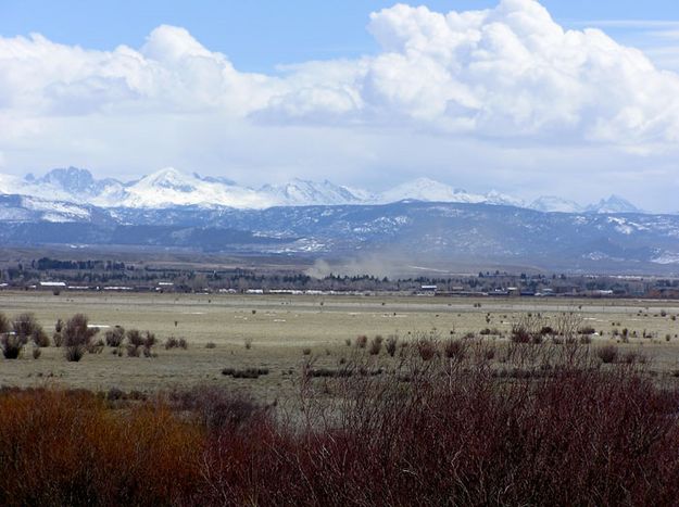 Smoke over Pinedale. Photo by Dawn Ballou, Pinedale Online.