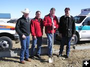 Governor and Commissioners. Photo by Dawn Ballou, Pinedale Online.