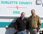 Randy Johnson and Kip Guy. Photo by Dawn Ballou, Pinedale Online.