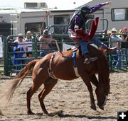 Bareback Ride. Photo by Clint Gilchrist, Pinedale Online.