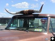 Cowboy truck. Photo by Dawn Ballou, Pinedale Online.