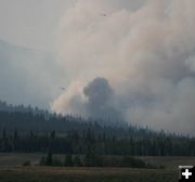 2 Helicopters. Photo by Dawn Ballou, Pinedale Online.