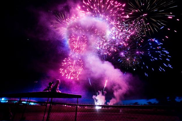 Watching the show. Photo by Tara Bolgiano.