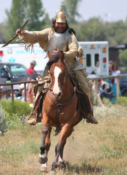 Suit of Armor. Photo by Clint Gilchrist, Pinedale Online.