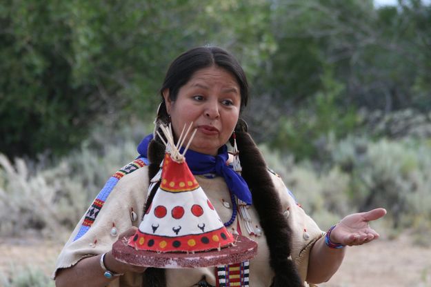 TeePee Craft. Photo by Pam McCulloch, Pinedale Online.