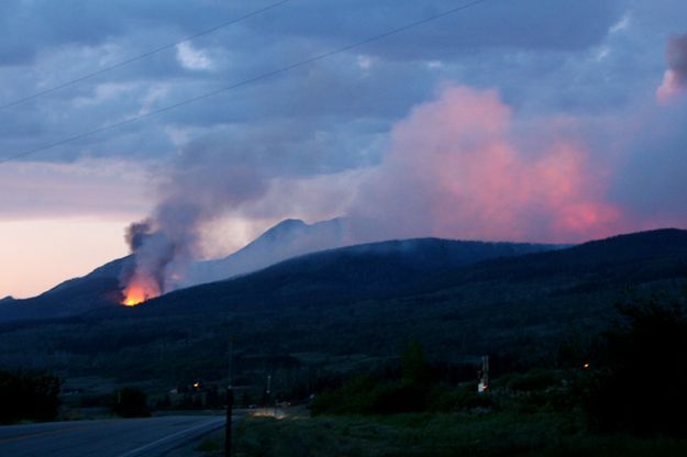 View from The Place. Photo by Pam McCulloch, Pinedale Online.