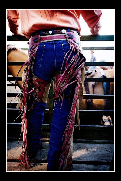 Cowboy and Chaps. Photo by Tara Bolgiano, Blushing Crow Photography.