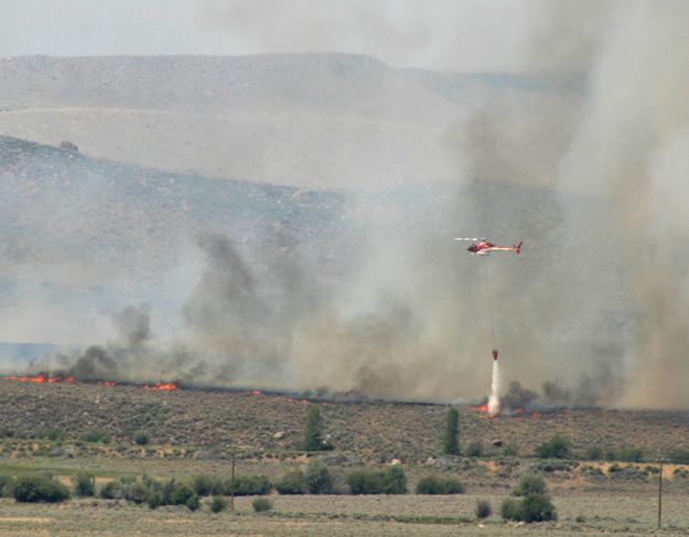 Bucket Drop. Photo by Dawn Ballou, Pinedale Online.